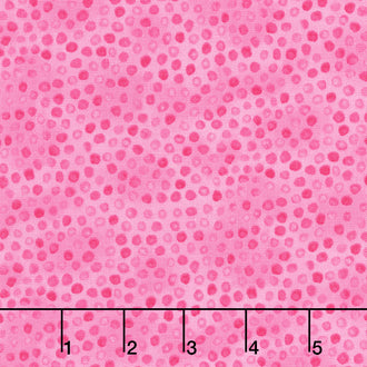 Whimsy Daisical - Small Dots Pink Yardage