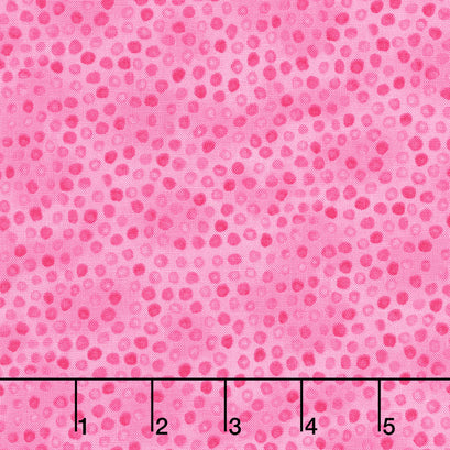Whimsy Daisical - Small Dots Pink Yardage