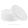White Button Shaped Storage Box ( 3 1/4" Diameter)