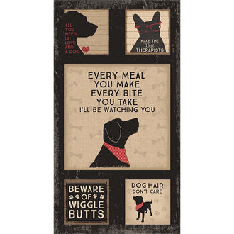Wigglebutts - Blocks Black Panel