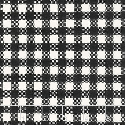 Wild at Heart - Buffalo Plaid Black Yardage