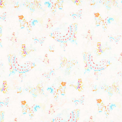 Wild Blush - Butterflies Allover Multi Yardage