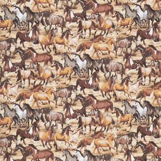 Wild Wild West - Wild Horses Multi Yardage