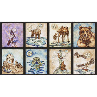 Wilderness Expressions - Animals Wild Digitally Printed Panel