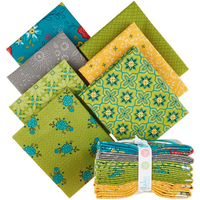 Wildflower Boutique Teal Half Yard Bundle