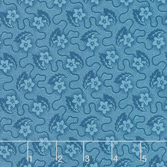 Willow - Serpentine Indigo Yardage