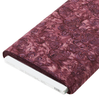 Wilmington Batiks - Floating Flowers Plum Bolt