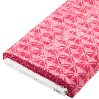 Wilmington Batiks - Geometric Pink Bolt