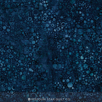 Wilmington Batiks - Navy Dots Yardage
