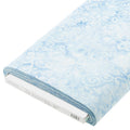 Wilmington Batiks - Squiggly Floral Blue Cream Bolt