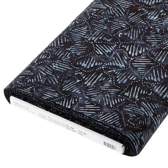 Wilmington Batiks - Striped Patchwork Black Bolt