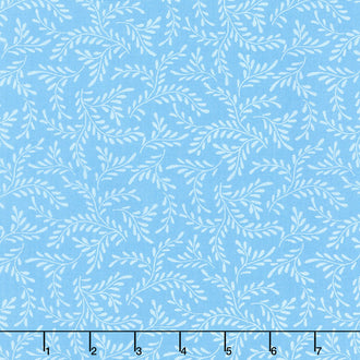 Wilmington Essentials - Blue Ribbon Sprigs Very Light Blue Yardage
