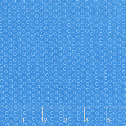 Wilmington Essentials - Blue Ribbon Tiny Rings Light Blue Yardage