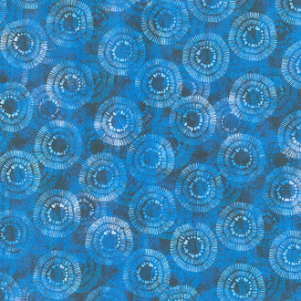 Wilmington Essentials - Circle Burst Blue 108" Wide Backing