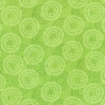 Wilmington Essentials - Circle Burst Lime Yardage