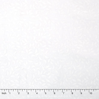 Wilmington Essentials - Climbing Vine White-on-White Yardage