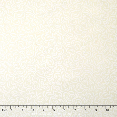 Wilmington Essentials - Cookies & Cream Scattered Petals Cream Yardage
