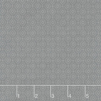 Wilmington Essentials - Dash of Pepper Boho Diamonds Medium Charcoal Yardage