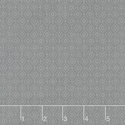 Wilmington Essentials - Dash of Pepper Boho Diamonds Medium Charcoal Yardage