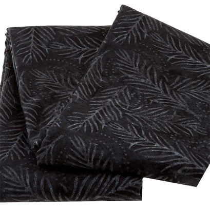 Wilmington Essentials - Delicate Fronds Black 108" Wide Backing 3 Yard Cut