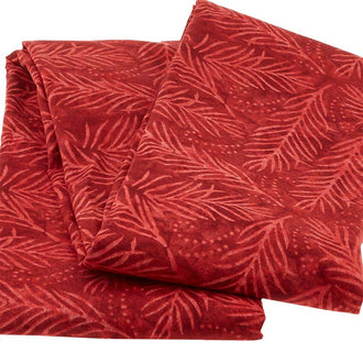 Wilmington Essentials - Delicate Fronds Red 108" Wide Backing 3-ish Yard Cut
