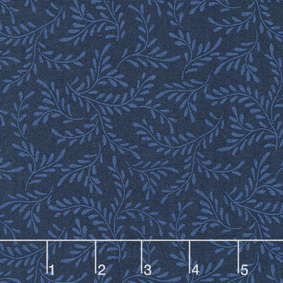 Wilmington Essentials - In the Navy Sprigs Navy on Navy Yardage