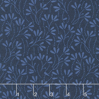 Wilmington Essentials - In the Navy Sprouts Navy on Navy Yardage
