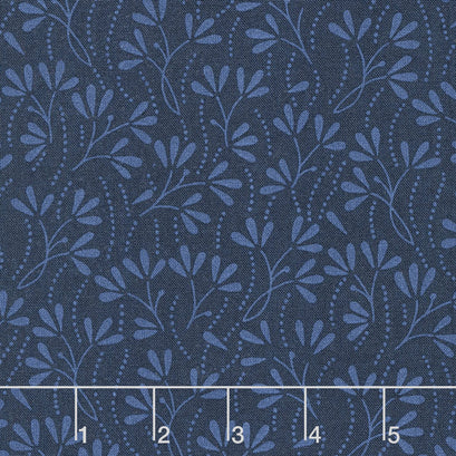 Wilmington Essentials - In the Navy Sprouts Navy on Navy Yardage