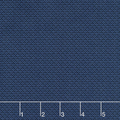 Wilmington Essentials - In the Navy Tiny Baskets Navy on Navy Yardage