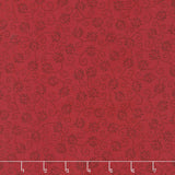 Wilmington Essentials - Red Carpet Dancing Buds Red on Red Yardage Primary Image