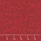 Wilmington Essentials - Red Carpet Sprigs Red on Red Yardage