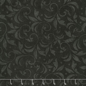 Wilmington Essentials - Vintage Scroll Black 108" Backing