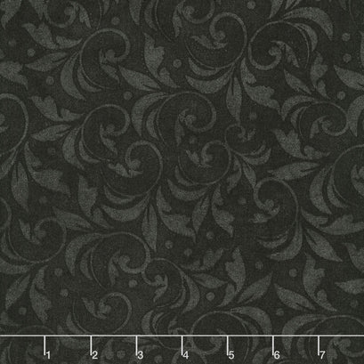 Wilmington Essentials - Vintage Scroll Black 108" Backing