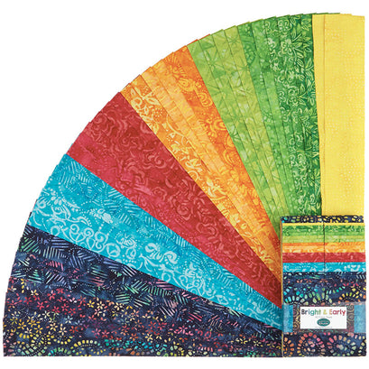 Wilmington Jewels - Bright and Early Batiks Favorites 2.5" Strips