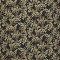 Winter Elegance - Winter Leaf Scroll Black Metallic Yardage