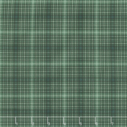 Winter Elegance - Winter Plaid Elegance Green Yardage