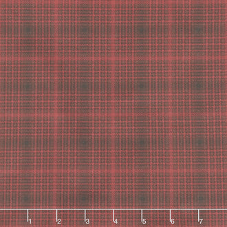 Winter Elegance - Winter Plaid Elegance Red Yardage