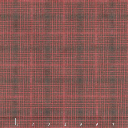 Winter Elegance - Winter Plaid Elegance Red Yardage