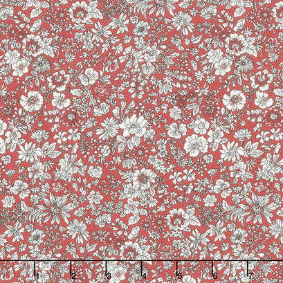 Winter Flower Show - Emily Silhouette Yardage