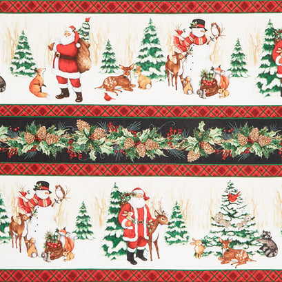 Winter Forest - Repeating Stripe Multi Yardage