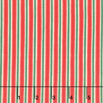 Winter Forest - Stripes Cream Yardage