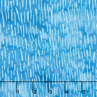 Winter Frost Batiks - Lines Blue Yardage