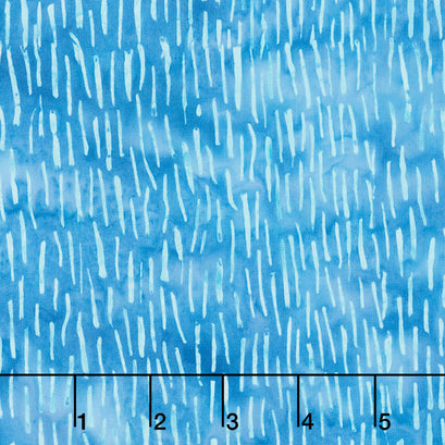 Winter Frost Batiks - Lines Blue Yardage
