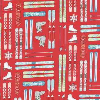 Winter Games - Skis Red Yardage