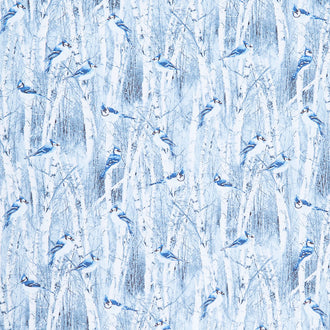 Winter Hike - Winter Blue Jays Blue Yardage