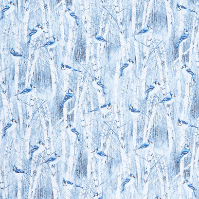 Winter Hike - Winter Blue Jays Blue Yardage