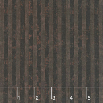 Winterberry - Textured Stripe Chocolate Yardage