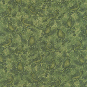 Winterberry - Wintersong Bird Forest Yardage