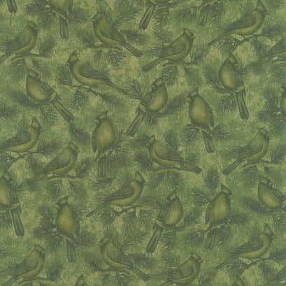 Winterberry - Wintersong Bird Forest Yardage