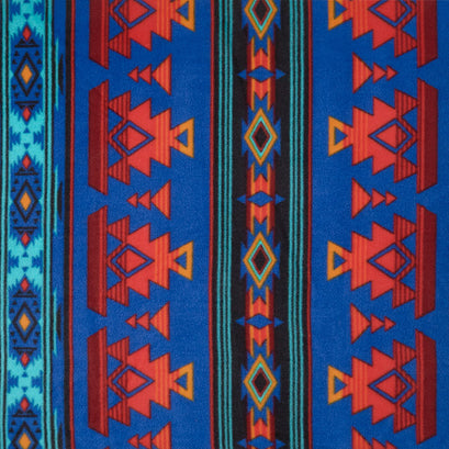 Winterfleece Prints - Heirloom Cobalt Yardage
